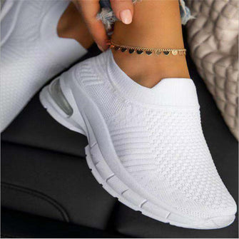 White Sneakers for Women Sports Shoes Vulcanize Female Sock Summer Sneakers Trainers Casual