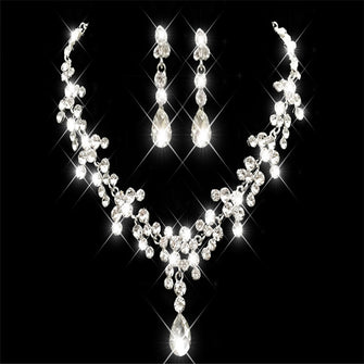 The Bride Wedding Jewelry Necklace Earrings Set Wedding jewelry accessories aliexpress explosion